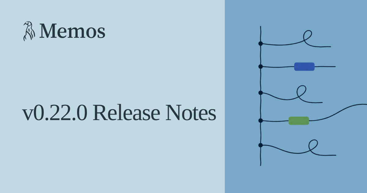 v0.22.0 Release Notes - Memos