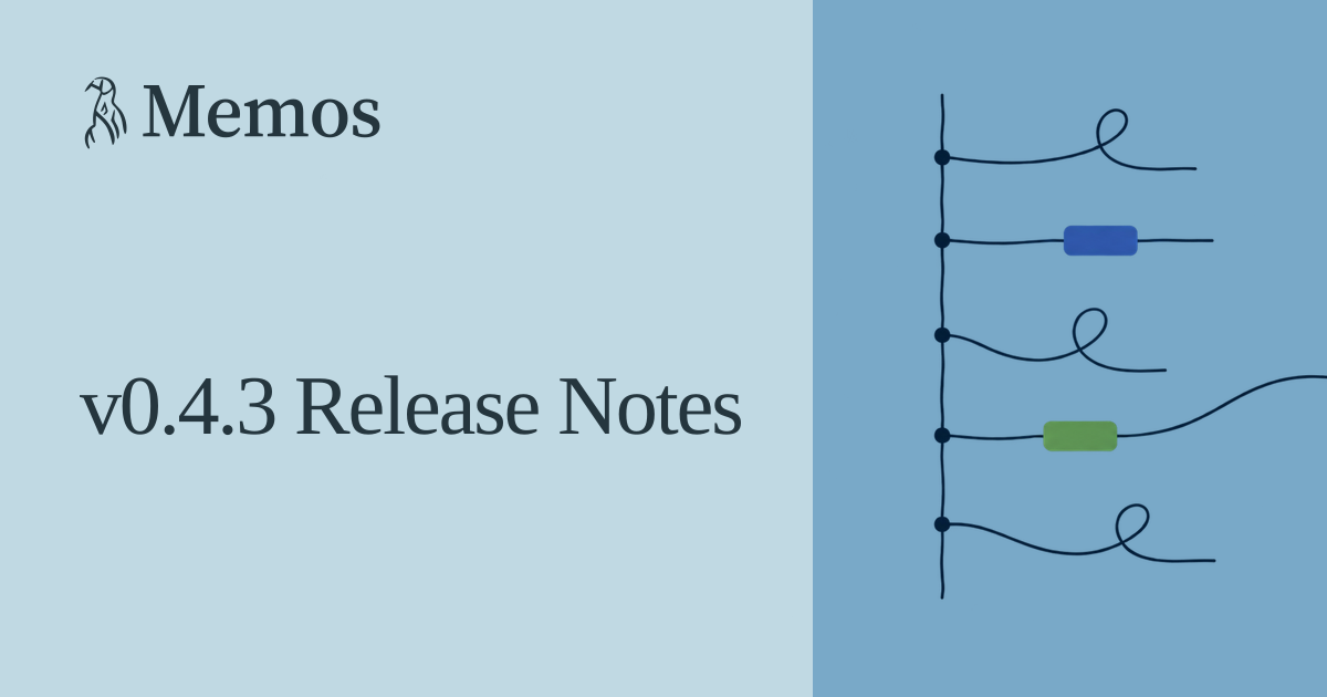 v0.4.3 Release Notes - Memos