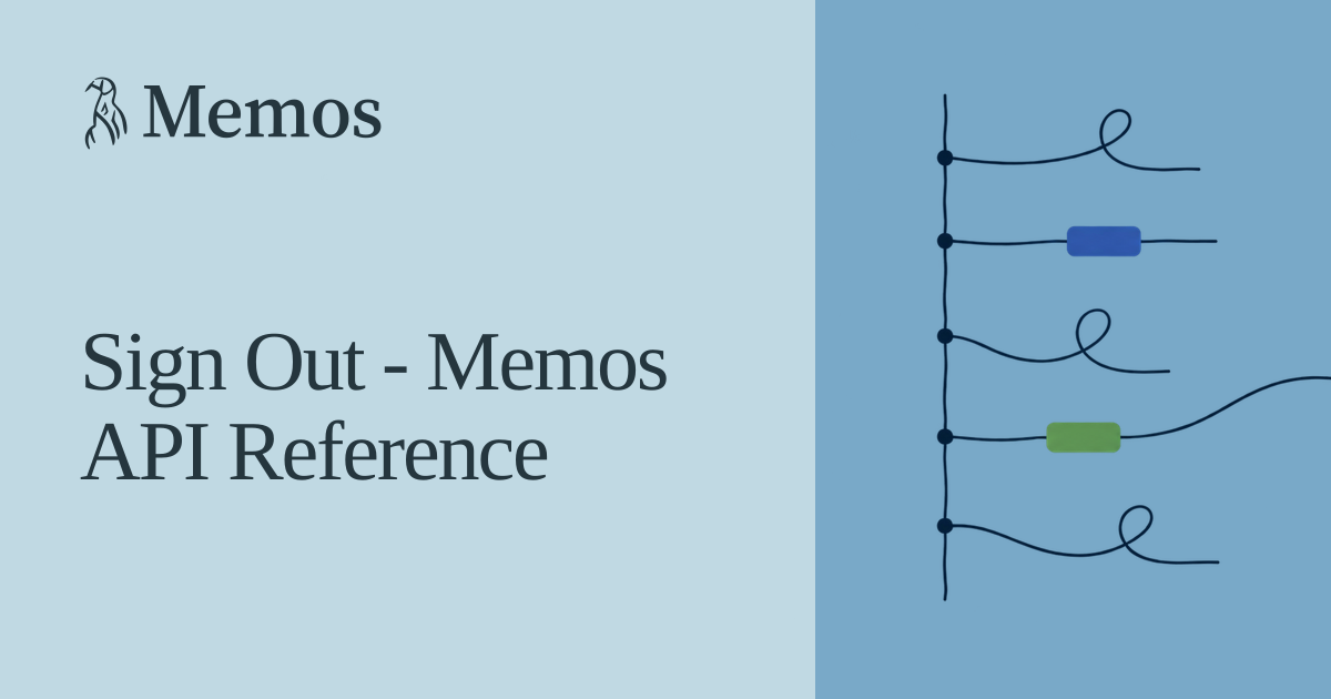 Sign Out - Memos