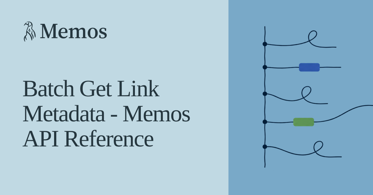Batch Get Link Metadata - Memos