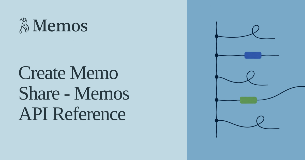 Create Memo Share - Memos