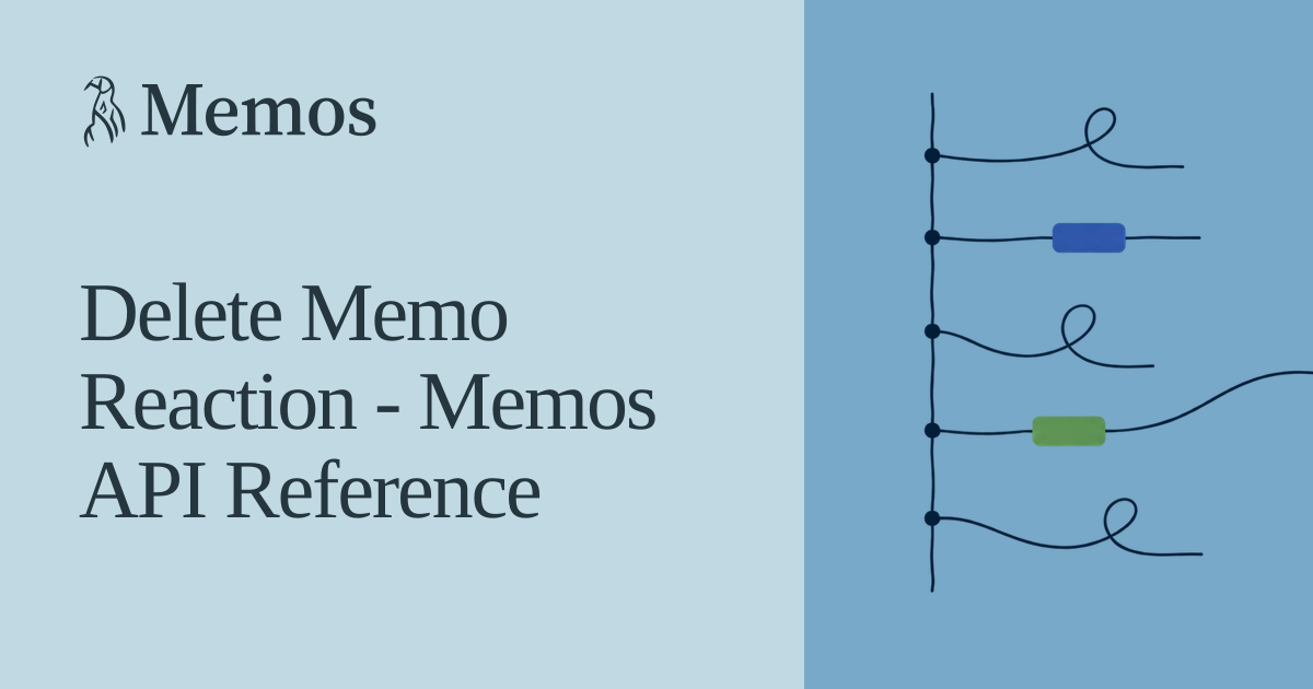 Delete Memo Reaction - Memos