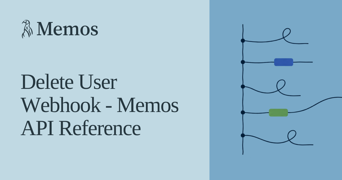 Delete User Webhook - Memos