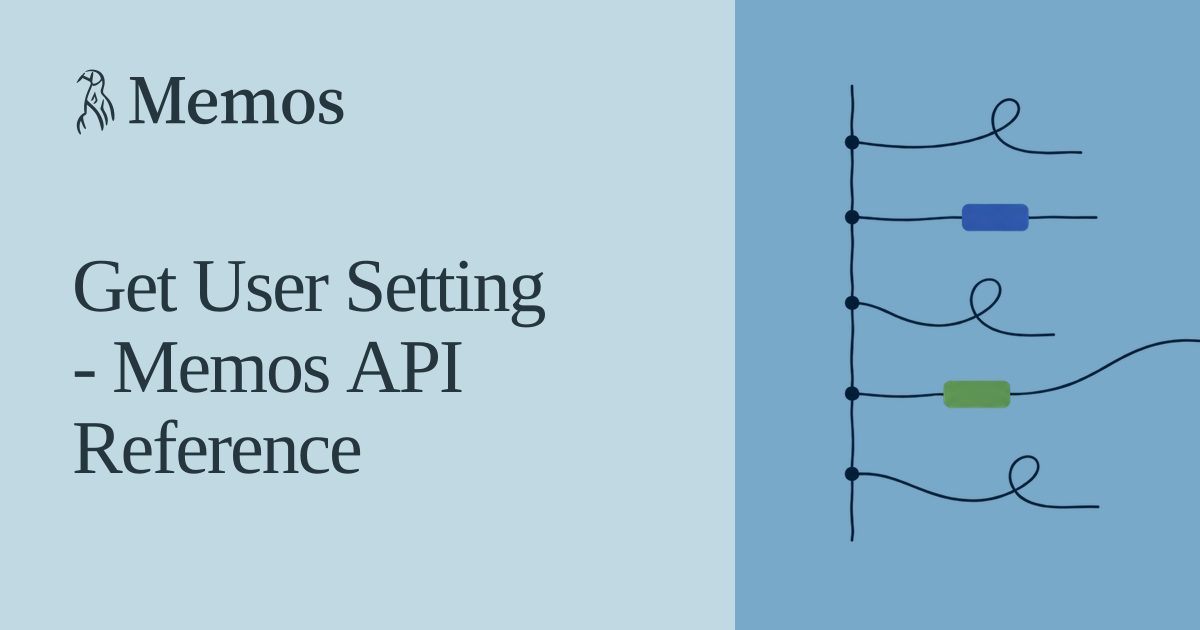 Get User Setting - Memos