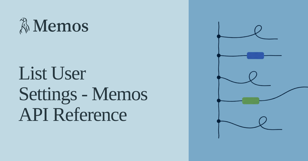 List User Settings - Memos