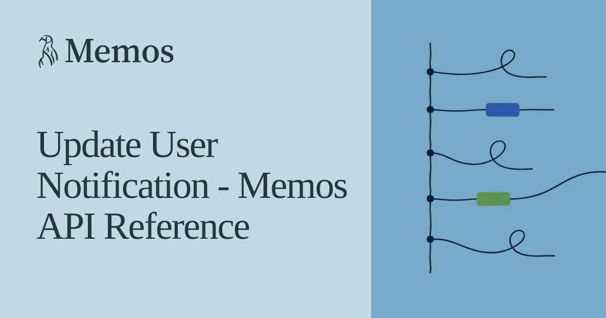 Update User Notification - Memos