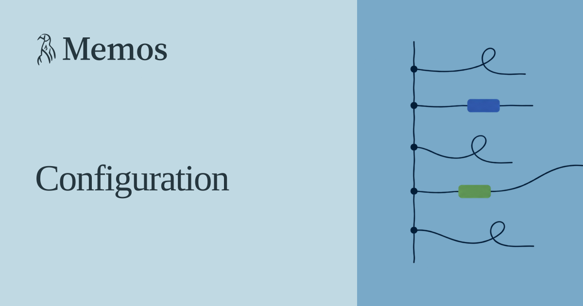 Configuration - Memos